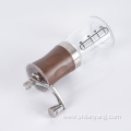 Hand coffee mill portable hand coffee glass grinder